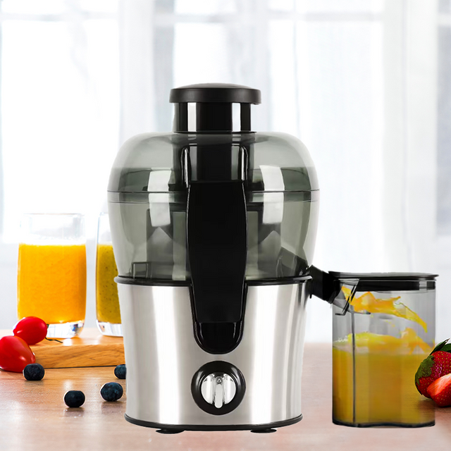 Portable Stainless Steel Blender Multifunctional Household Juice Extractor Centrifugal Oran Juicer with Overheating Protection