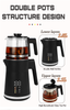 Factory Wholesale Strix Thermostat Kettles 1500W Electric Water Kettle and Tea Maker Set With Touch Control Display Keep Warm
