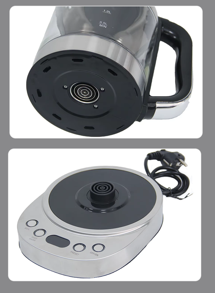 High Power Fast Boiling 1850w Digital Tea Maker Electric Glass Kettle 2.0l With Temperature Control