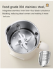 Light sound intelligent soybean milk machine Medium capacity portable household auxiliary food wall breaking juicer multi-function machine