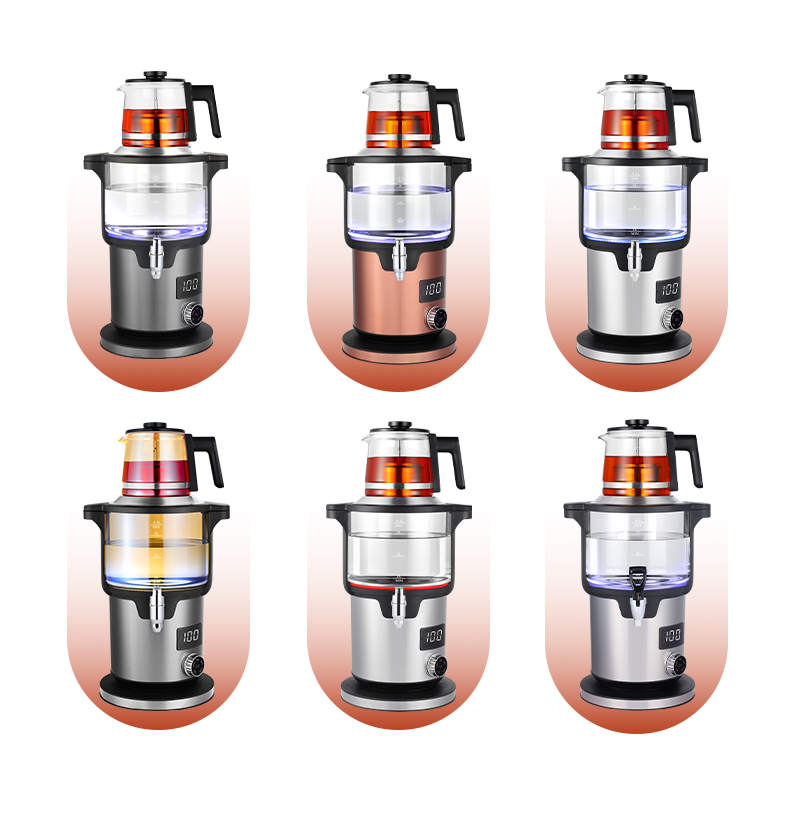 Saudi Arabia Kitchen Appliances Electric Samovar Turkey Tea Machine Digital Temperature Control Keep Warm Electric Tea Kettle