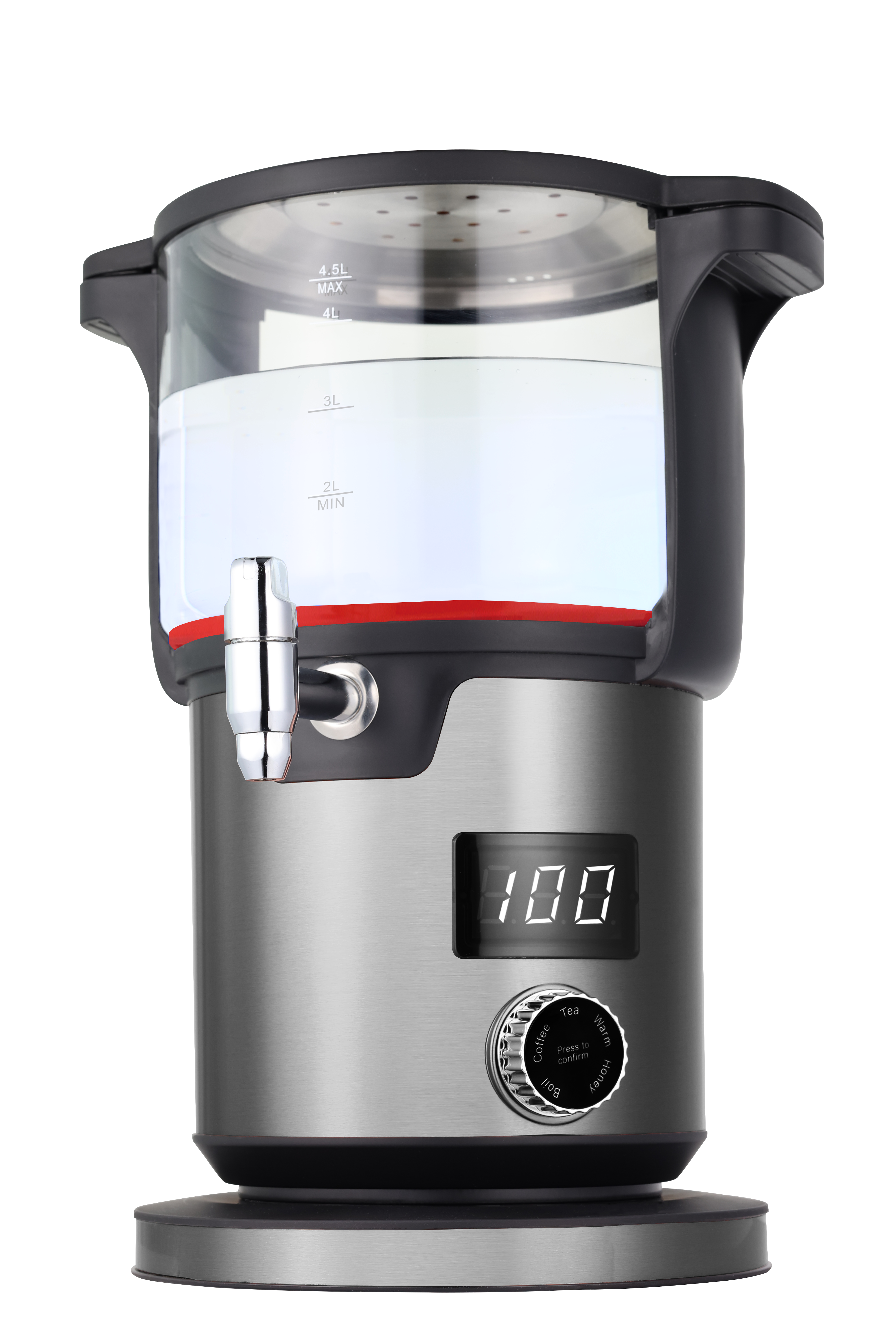 2000W High-Speed Heating Turkish Samovar Kettle and Glass Teapot Heat Resistant Digital Multi-Temperature Control for Tea/coffee