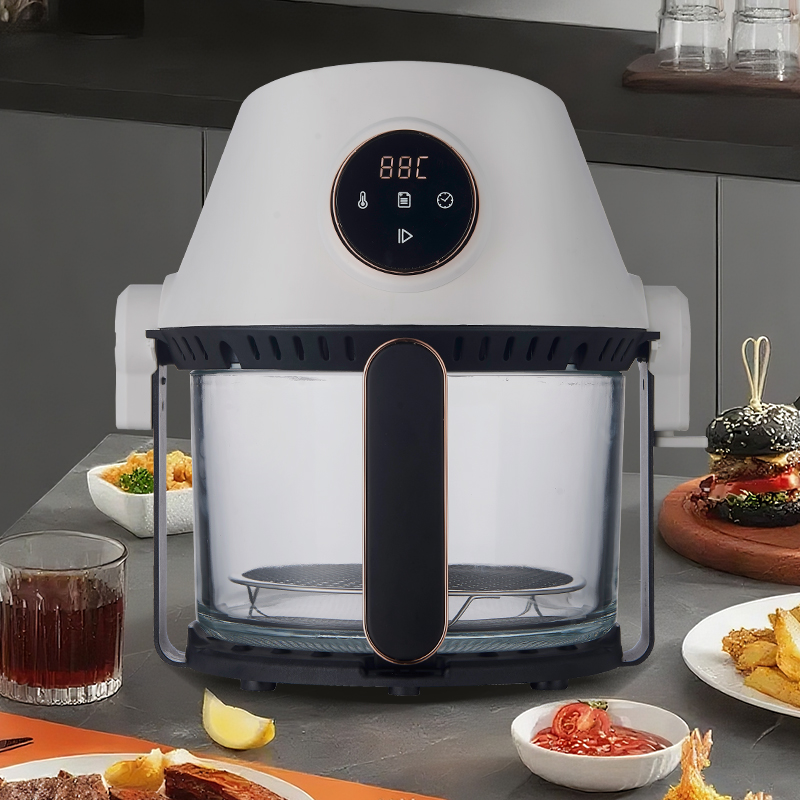 Modern 3L Visual Glass Air Fryer Large Capacity Electric Oven with Touch Screen Turn Air Fryer Into Electric Grill and Quickly