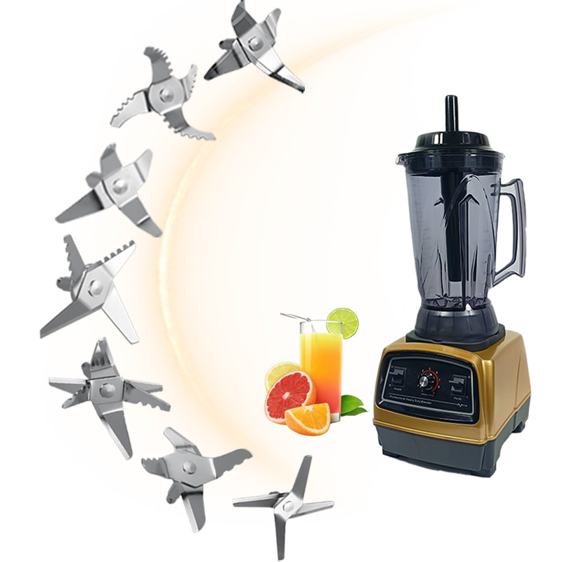 Commercial Blender Parts Blender Spare Parts 4 Knives High Strength Blender Extractor Replacement Mixer Parts