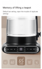 Kitchen Appliance Smart Automatic Turkish Tea Tray 1.5L Electric Glass Kettle with Tea Filter 1.1L Tea Infuser Pot