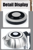 Smart Automatic Stainless Steel Heating Element Keep Warm Tea Maker Set Glass Electric Turkish Tea Maker 