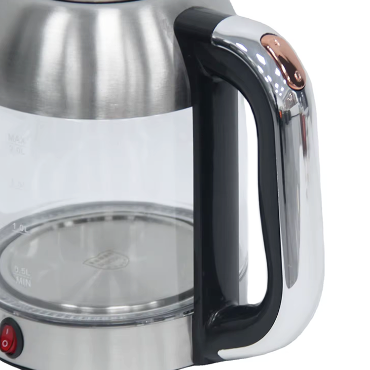 Home Appliances Kitchen Water Boil Glass Teapot Blue Led Tea Maker Machine Tea Maker Electric Kettle With Glass