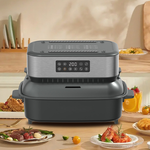 Home Kitchen Appliances Air Flyer Fryer Electric Digital Dual Air Fryer Familiales Air Fryer Commercial for Restaurants