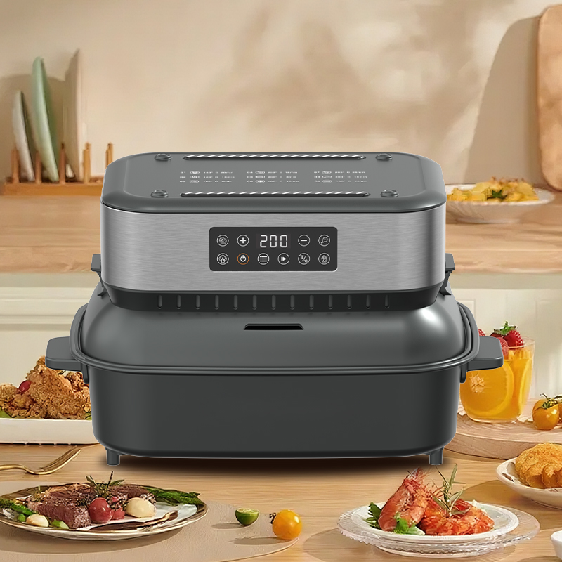 Home Kitchen Appliances Air Flyer Fryer Electric Digital Dual Air Fryer Familiales Air Fryer Commercial for Restaurants