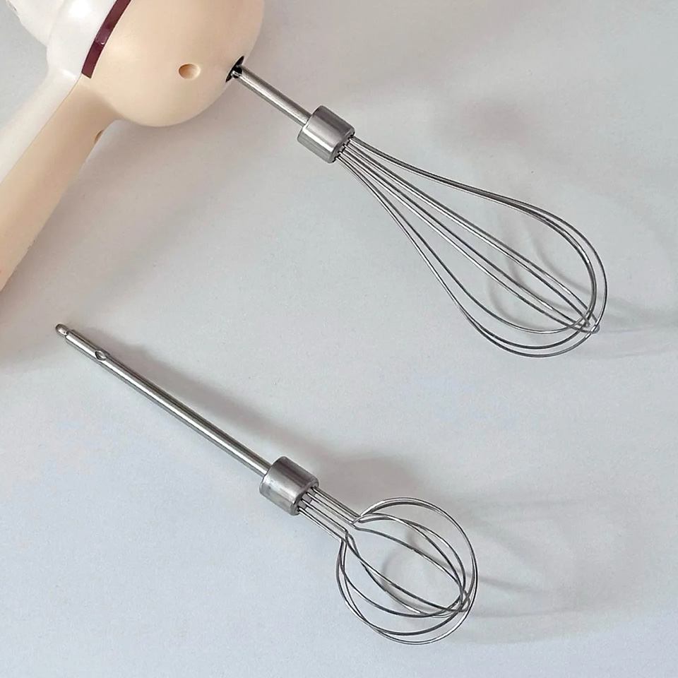 Kitchen Professional Handheld Egg Beater Parts Bread Dough Stand Mixer Dough Hook For Making Desserts Mixer