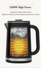 Home Appliances New Design Electric Keitle Factory Borosilicate Glass Tea Maker Double Wall Glass Tea Kettle For High Tea
