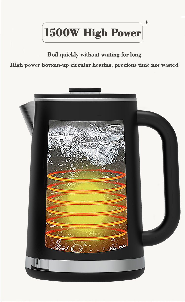 Home Appliances New Design Electric Keitle Factory Borosilicate Glass Tea Maker Double Wall Glass Tea Kettle For High Tea