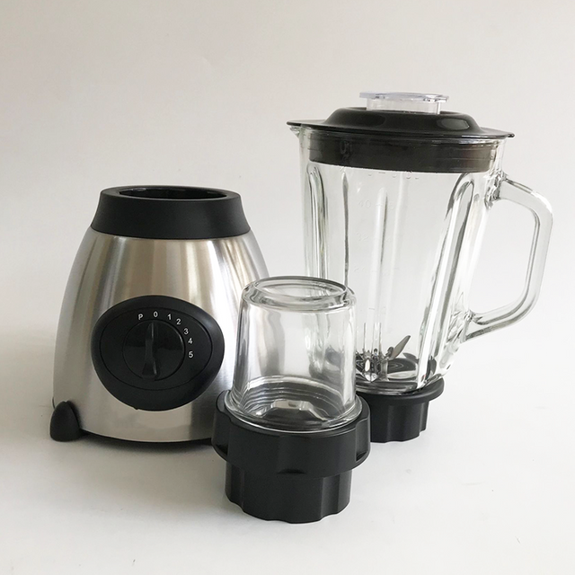 High End Home Electrical Food Processor Cooking Machine Juicer Blender 4 Leaf Strong Blade Stainless Steel Food Blender