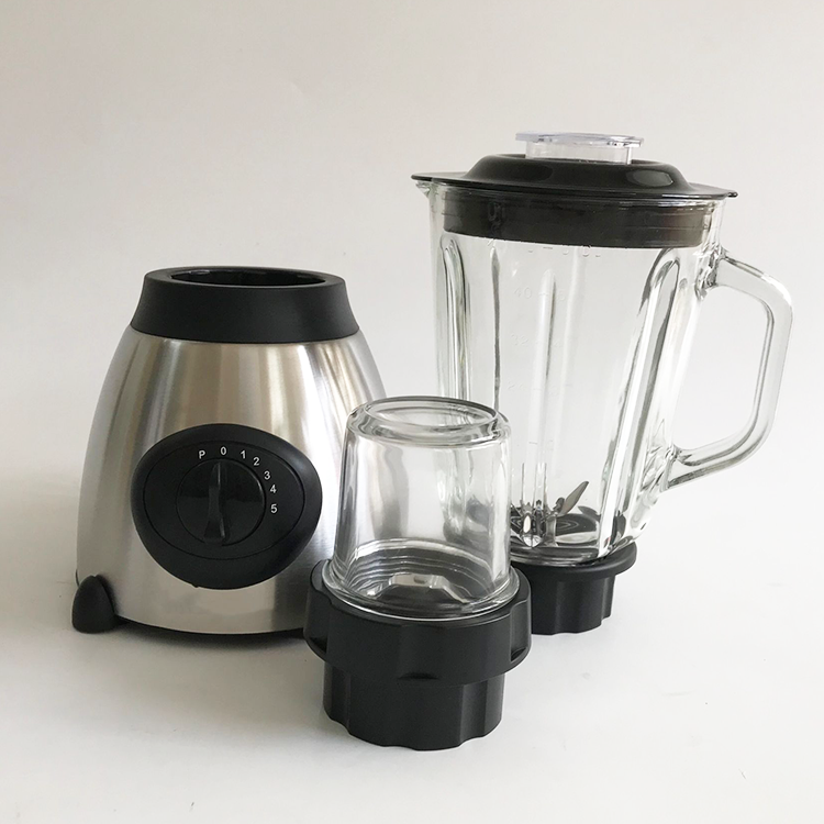 High End Home Electrical Food Processor Cooking Machine Juicer Blender 4 Leaf Strong Blade Stainless Steel Food Blender