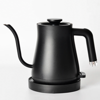 600ml 1200w Stainless Steel Coffee Tea Pot Pour Over Coffee Kettle Gooseneck Electric Kettle