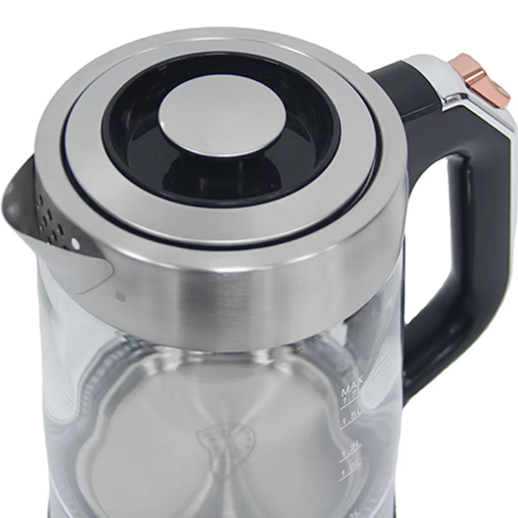New Design 1.7L Large Capacity Electric Kettle Kitchen Appliances Automatic Tea Maker Keep Warm Glass Kettle 