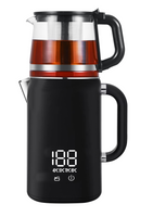 Household Hot Water Tea Kettle Samovar Tea Maker Electric Kettle Tray Set With Digital Temperature Control 