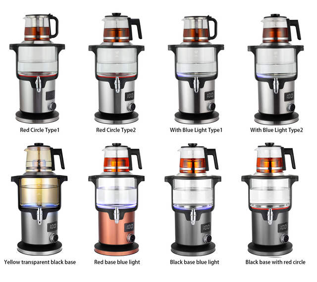 High Quality 5.6l Stainless Steel Samovar Tea Maker Boil Dry Protection Electric Water Kettle Turkey Tea Samovar of Tea Urn