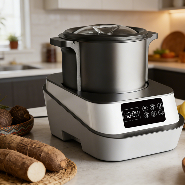 All-in-One Swallow Master Powerful 1000W Food Mixer Grinder for African Traditional Food Quick Mash Smooth Texture No Lumps