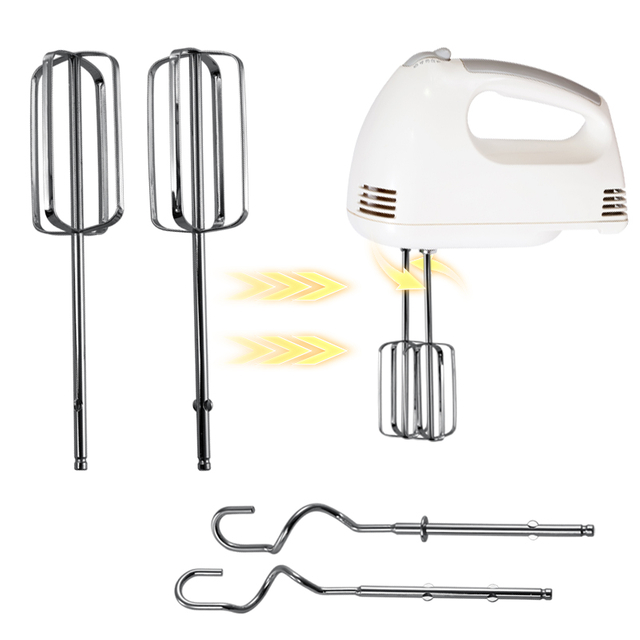 Kitchen Food-Grade Egg Beater Machine Accessory Hand Mixer Parts Egg Beater For Bakery Cakes Dough 