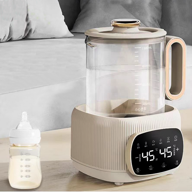1.3L Capacity Design Baby Bottle Warmer Milk Modulator Machine 3in1 Milk Mixer And Kettle With Chlorine Removal Function