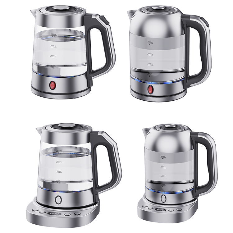 Home Appliances Kitchen Water Boil Glass Teapot Blue Led Tea Maker Machine Tea Maker Electric Kettle With Glass