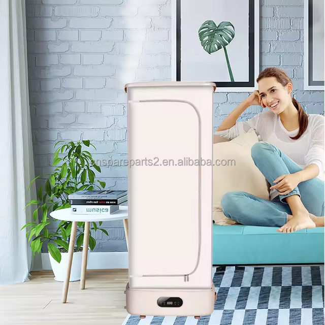 Mini Portable Electricl Automatic Clothes Dryer Intelligent Timing Heated Clothes Dryer Rack 2 Layers Hanging YUEKON Dryer Clothes