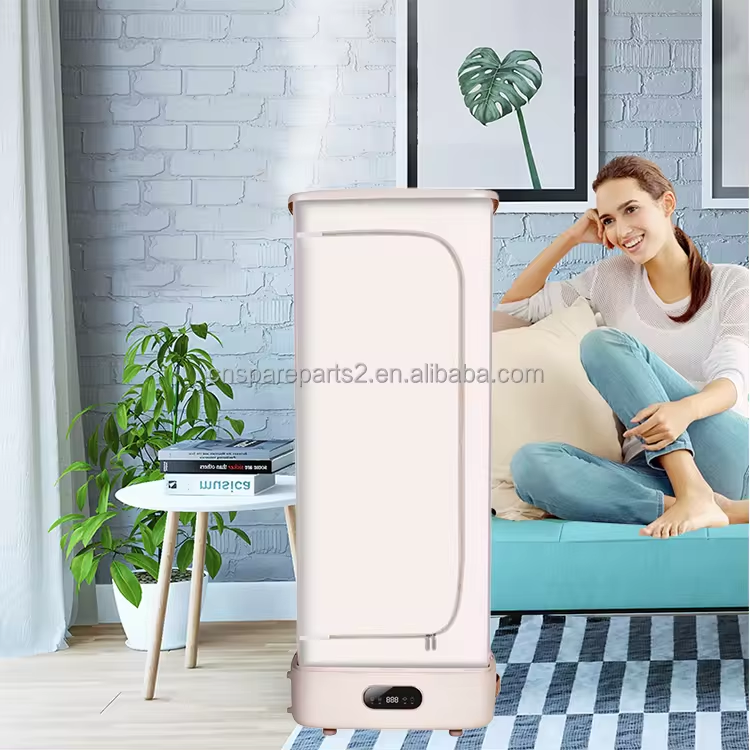 Mini Portable Electricl Automatic Clothes Dryer Intelligent Timing Heated Clothes Dryer Rack 2 Layers Hanging YUEKON Dryer Clothes
