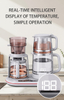 1500W Multifunctional Glass Kettle Smart Wireless Double Kettle Electric Teapot Coffee Pot Set Temperature Control Digital