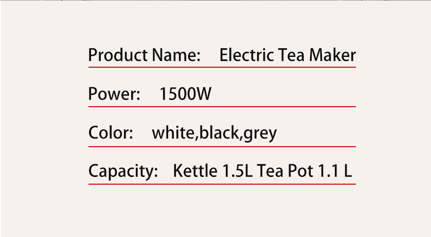 2 Layer Glass Kettle Home Appliance