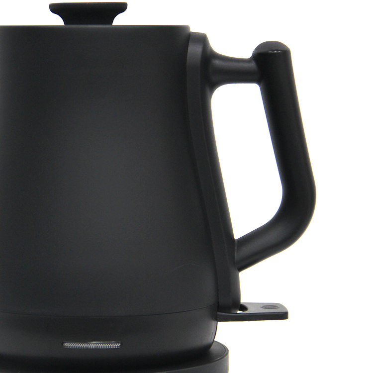 Morden Style 1500W Fast Boiling Gooseneck Coffee Kettle 1.0l Matte Black TeaPot Pour Over Coffee Makers For Home Drip Coffee