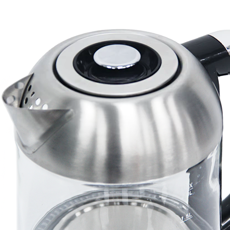 Home Appliances Kitchen Water Boil Glass Teapot Blue Led Tea Maker Machine Tea Maker Electric Kettle With Glass
