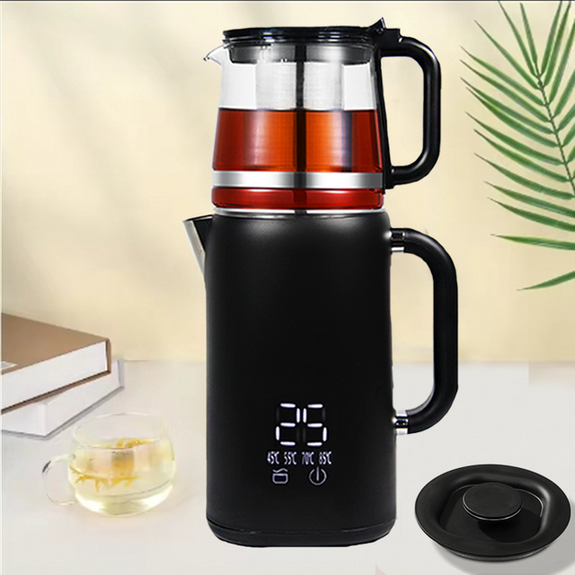 Kitchens Appliances Household 1.1l 1.7l Rapid Boiler Water Coffee Jug Electric Pot 2 Layer Glass Tea Kettle