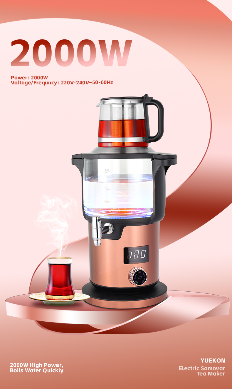 Kitchen Appliances Keep Warm Glass Tea Maker Kettle 5.6L Large Capacity Digital Display Brewing Control Boiling Kettle for Tea