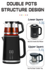 2.6l Digital Tea Maker Safety Screen Touch Double Wall Electric Samovar Stainless Steel Electric Tea kettles For High Tea