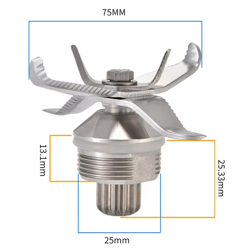 Blade Replacement Parts Extractor Blade For Juicer Blender Jar Blade Accessory Or Ice Sand Machine Blade Accessories