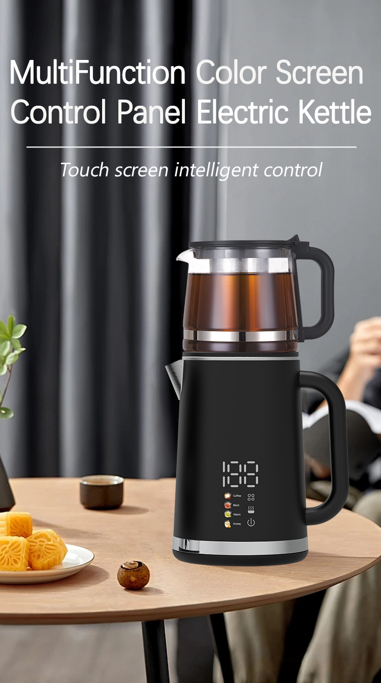 MultiFunction Color Screen Control Panel Electric Kettle