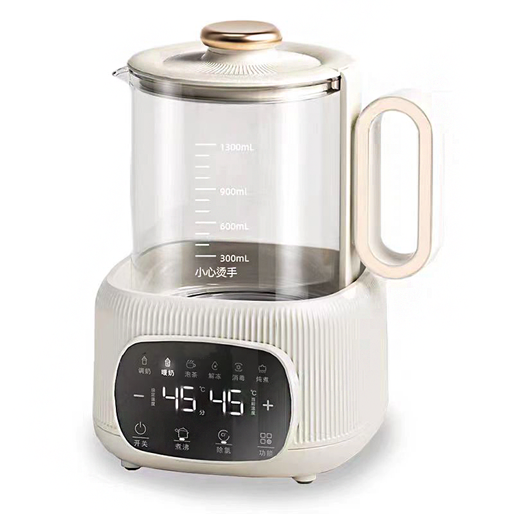 1.3L Capacity Design Baby Bottle Warmer Milk Modulator Machine 3in1 Milk Mixer And Kettle With Chlorine Removal Function