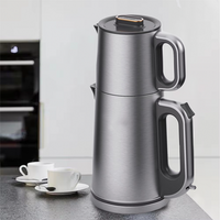 Double Layer Stainless Steel Water Kettle Electric Teapot with Adjustable Temperature Control Boil-Dry Protection Pot