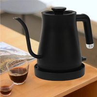 600ml Stainless Steel Coffee Pot Pour Over Espresso Brewing Electric Gooseneck Coffee Kettle