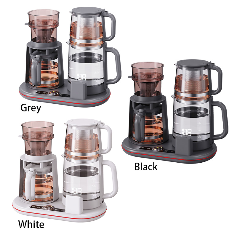 3-in-1 intelligent Digital kettle Touch Control Temperaature Setting Smart Control Panel Family Coffee and Tea Brewing Kettle