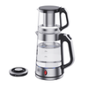  2 In 1 Combined Samovar Double Tea Maker Glass Pot 1.7L+1.0L Tea Kettle With Glass Body Home Kitchen Appliance 