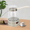 New Design Turkish Coffee Pot 500ml Heating Plate Coffee Pot Heater Transparent Kettle For Home 