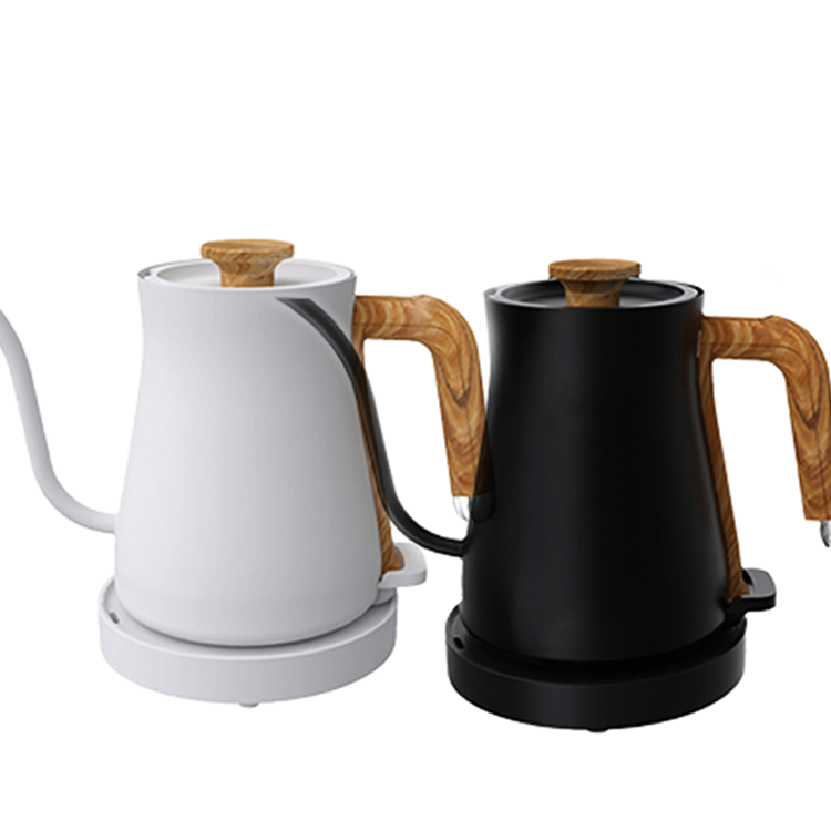 Top Seller 304 Stainless Steel Electric Kettle 800ml Electric Tea Kettle Electric Coffee Pot Hot Water Pour Over Gooseneck Kettle