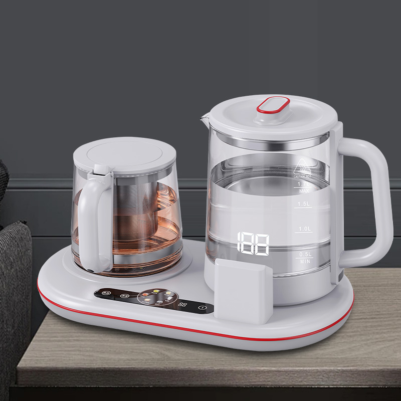 New1.7L+1.1L Multifunctional Electric Tea Kettle Hot Water Boiled Electric Digital Kettle Keep Warm Kettle