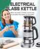 Turkish Tea Maker Set Electric Kettles Fully Automatic Multi-fast Heating Household Glass 2 In 1 Tea Kettle Tray Set