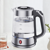 1.7 Liter Automatic Shut-Off Electric Kettle High Borosilicate Glass Kettle Blue Light Sliver Mechanical Oem Odm Water Kettle