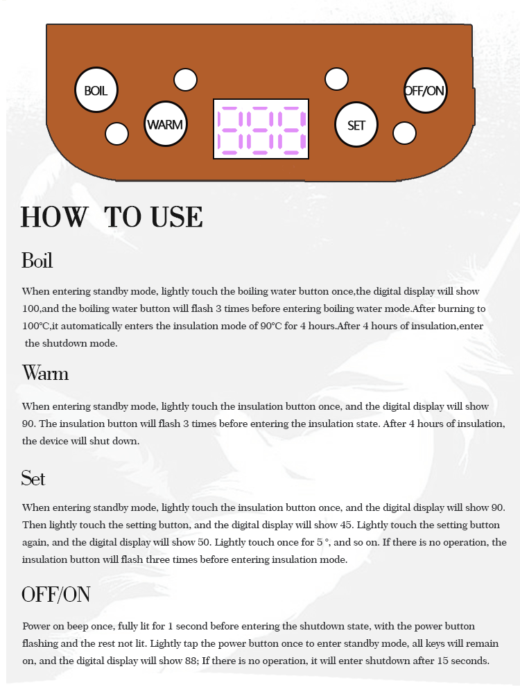 HOW TO USE