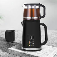 Home Appliances New Design Electric Keitle Factory Borosilicate Glass Tea Maker Double Wall Glass Tea Kettle For High Tea