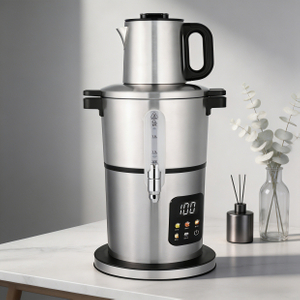 Kitchen Home Appliances 5.0L Auto Turkish Tea Maker Detachable Steel Samovar With Water Level Scale